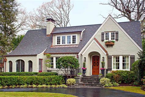 tudor style exterior home